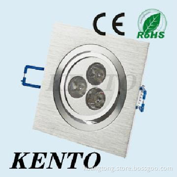 3-18w square led spotlight